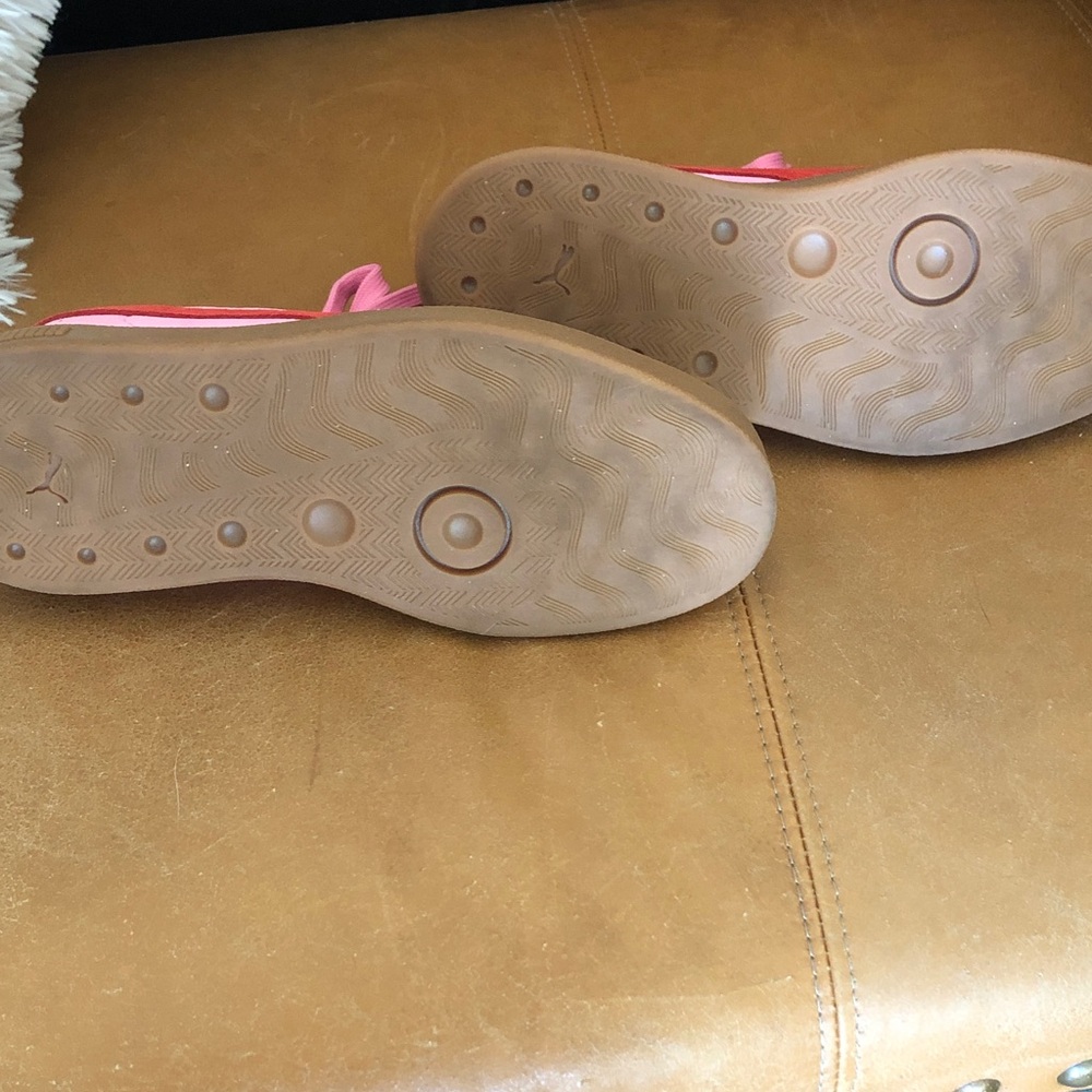 Puma Pink Suede Women's Sneakers - Picture 5 of 5